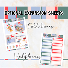 Load image into Gallery viewer, Mistletoe Christmas - POCKET Mini Weekly Kit Planner stickers
