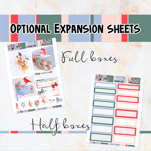 Mistletoe Christmas - POCKET Mini Weekly Kit Planner stickers