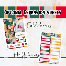 Load image into Gallery viewer, Wintergreen Christmas - POCKET Mini Weekly Kit Planner stickers