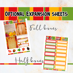 Fall in Love - POCKET Mini Weekly Kit Planner stickers
