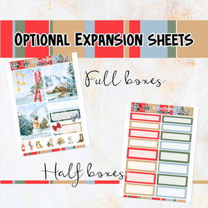 Golden Christmas - POCKET Mini Weekly Kit Planner stickers