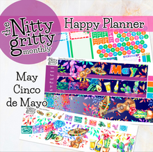 Load image into Gallery viewer, May Cinco de Mayo - The Nitty Gritty Monthly - Happy Planner Classic
