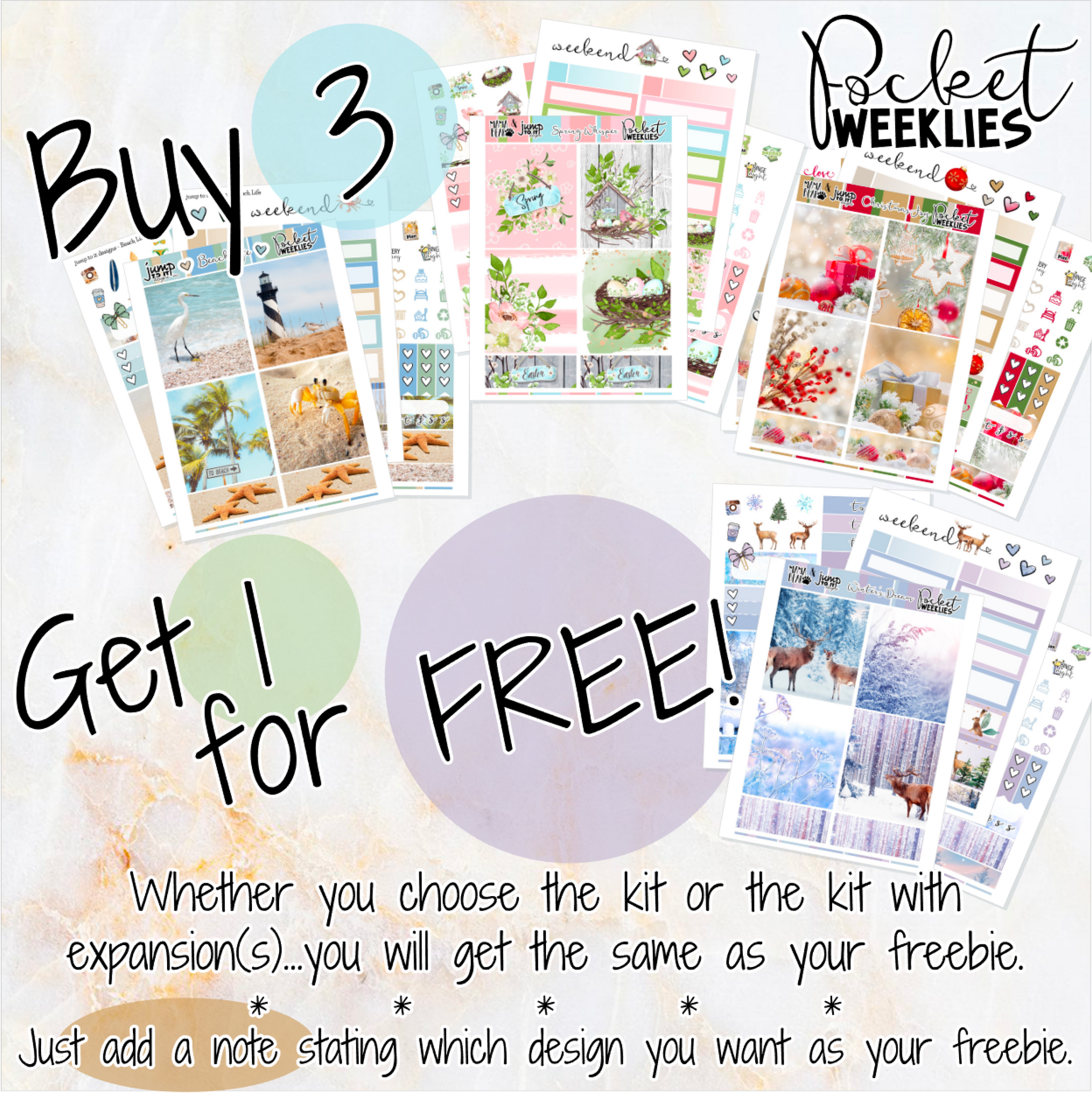 Picnic Mini Sticker Sheet - 3 Designs – together @withkx