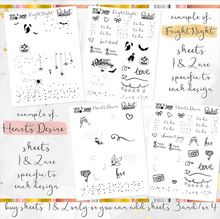 Load image into Gallery viewer, FOIL sheets - POCKET Mini Weekly Kit Planner stickers