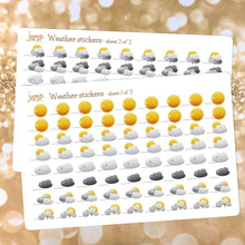 Load image into Gallery viewer, Weather Planner Sticker Sheets             (S-130)