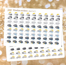 Load image into Gallery viewer, Weather Planner Sticker Sheets             (S-130)