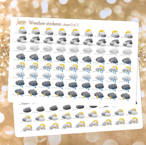 Weather Planner Sticker Sheets             (S-130)