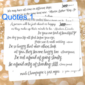 Quotes inspiration stickers             (S-121+)