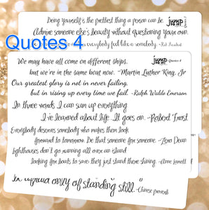 Quotes inspiration stickers             (S-121+)