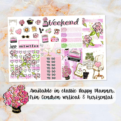 Slay All Day sampler stickers - for Happy Planner, Erin Condren Vertical and Horizontal Planner