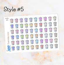 Load image into Gallery viewer, Trash reminder icons planner stickers               (R-123+)