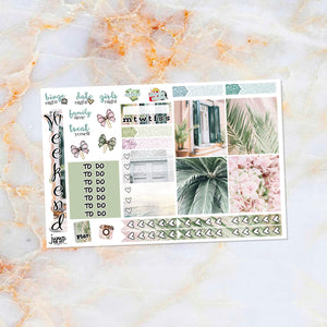 Secret Getaway sampler stickers - for Happy Planner, Erin Condren Vertical and Horizontal Planners