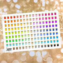 Load image into Gallery viewer, Grocery Bag Functional rainbow stickers             (S-113-10)