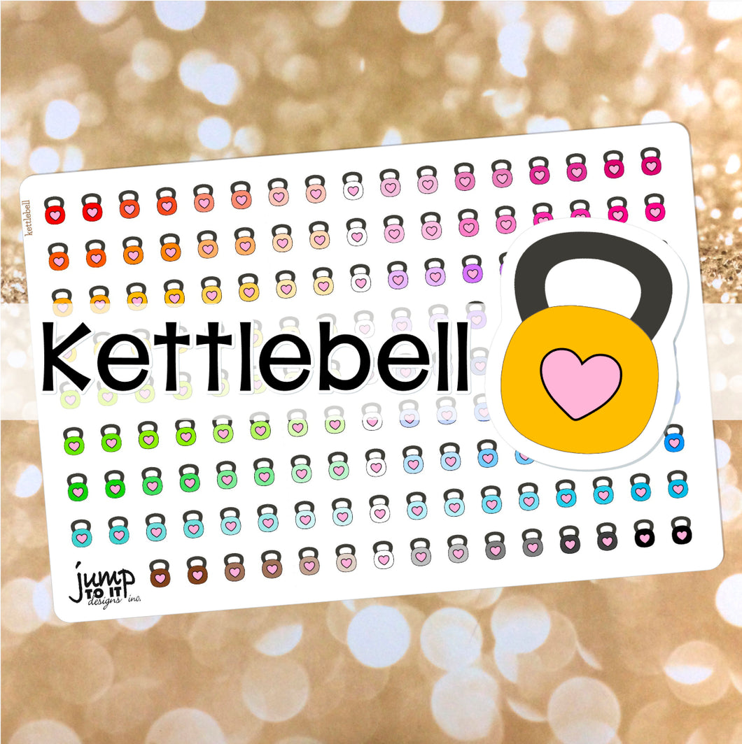 Kettlebell Functional rainbow stickers          (S-113-13)