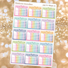 Load image into Gallery viewer, Medicine tracker sidebar stickers                (R-114)