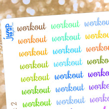Load image into Gallery viewer, Workout reminder exercise stickers        (R-144)