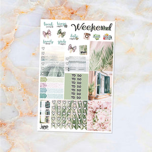 Secret Getaway sampler stickers - for Happy Planner, Erin Condren Vertical and Horizontal Planners