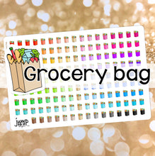 Load image into Gallery viewer, Grocery Bag Functional rainbow stickers             (S-113-10)