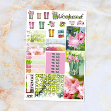 Load image into Gallery viewer, Rainy Days sampler stickers - for Happy Planner, Erin Condren Vertical and Horizontal Planners