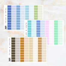 Load image into Gallery viewer, Text labels tabs colorful - perfect for foil scripts                (S-127+)