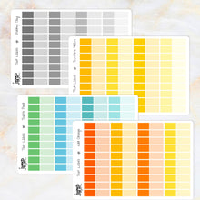 Load image into Gallery viewer, Text labels tabs colorful - perfect for foil scripts                (S-127+)