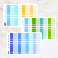 Load image into Gallery viewer, Text labels tabs colorful - perfect for foil scripts                (S-127+)