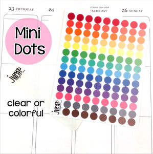 Mini Dots stickers         (S-117+)