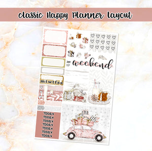 Hello Winter sampler stickers - for Happy Planner, Erin Condren Vertical and Horizontal Planners