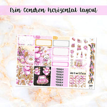 Load image into Gallery viewer, Love is in the Air sampler stickers - for Happy Planner, Erin Condren Vertical and Horizontal Planners