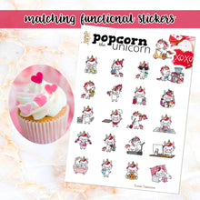 Load image into Gallery viewer, Sweet Valentine sampler stickers - for Happy Planner, Erin Condren Vertical and Horizontal Planners