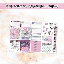 Load image into Gallery viewer, Koala Love sampler stickers - for Happy Planner, Erin Condren Vertical and Horizontal Planners
