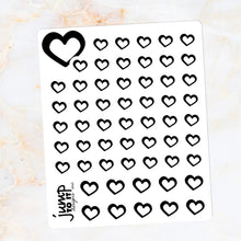 Load image into Gallery viewer, Foil - Icon HEART stickers   (F-150-8)