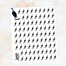 Load image into Gallery viewer, Foil Planner Stickers - VACUUM CLEANING icon - Erin Condren Happy Planner B6 Hobo - household chores
