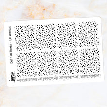 Load image into Gallery viewer, Foil Planner Stickers - DOTS full boxes - Erin Condren Happy Planner Big Mini B6 Hobo
