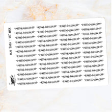 Load image into Gallery viewer, Foil Planner Stickers - LEAF DIVIDERS - Erin Condren Happy Planner B6 Hobo