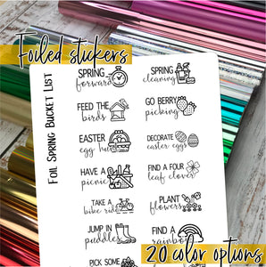 Fall & Winter/Christmas Bucket List - planner stickers (S-106-2 S-106- –  Jump To It Designs