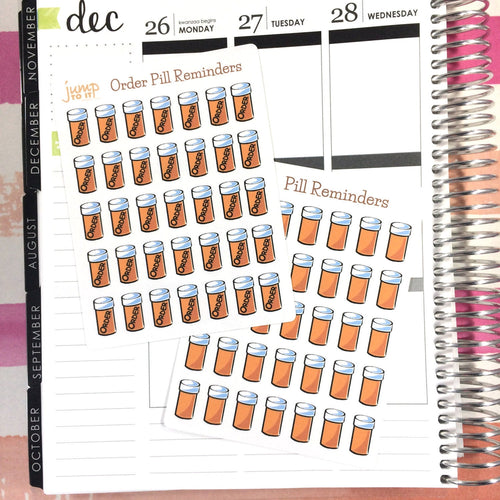 Prescription Pills Reminders stickers
