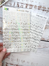 Load image into Gallery viewer, Foil Doodle Washi Strips - Erin Condren Happy Planner B6 Hobonichi