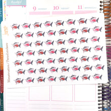 Load image into Gallery viewer, Period Menstruation tracker planner stickers           (R-119+)