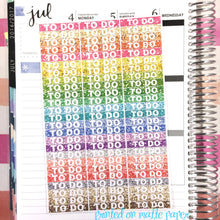 Load image into Gallery viewer, Glitter planner headers (75) TO DO TODAY Blank or Custom