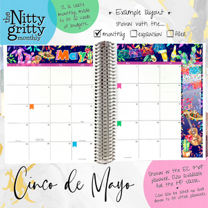 May Cinco de Mayo - The Nitty Gritty Monthly - Happy Planner Classic