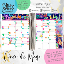 Load image into Gallery viewer, May Cinco de Mayo - The Nitty Gritty Monthly - Happy Planner Classic