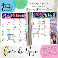 Load image into Gallery viewer, May Cinco de Mayo - The Nitty Gritty Monthly - Erin Condren Vertical Horizontal