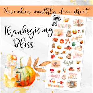 Fall & Winter/Christmas Bucket List - planner stickers (S-106-2 S-106- –  Jump To It Designs