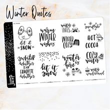 Load image into Gallery viewer, Foil - Quotes Winter &amp; Christmas