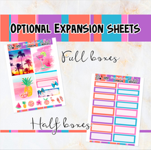 Load image into Gallery viewer, Sunset in Paradise - POCKET Mini Weekly Kit Planner stickers