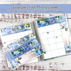 July 4th Red White & Blue - The Nitty Gritty Monthly - Erin Condren Vertical Horizontal