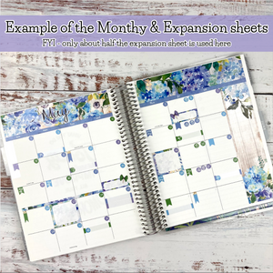 July Tropical Escape - The Nitty Gritty Monthly - Erin Condren Vertical Horizontal